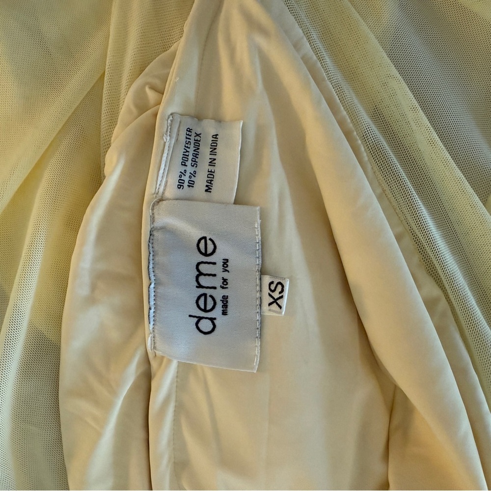 Deme by Gabriella - Dahlia Gown - Butter Yellow - Picture 6 of 6